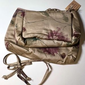 Vintage 90s Floral Make Up Bag Bundle of 3 NWT